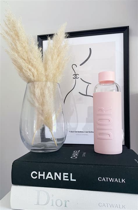 cristian dior glass water|dior pink water bottle.